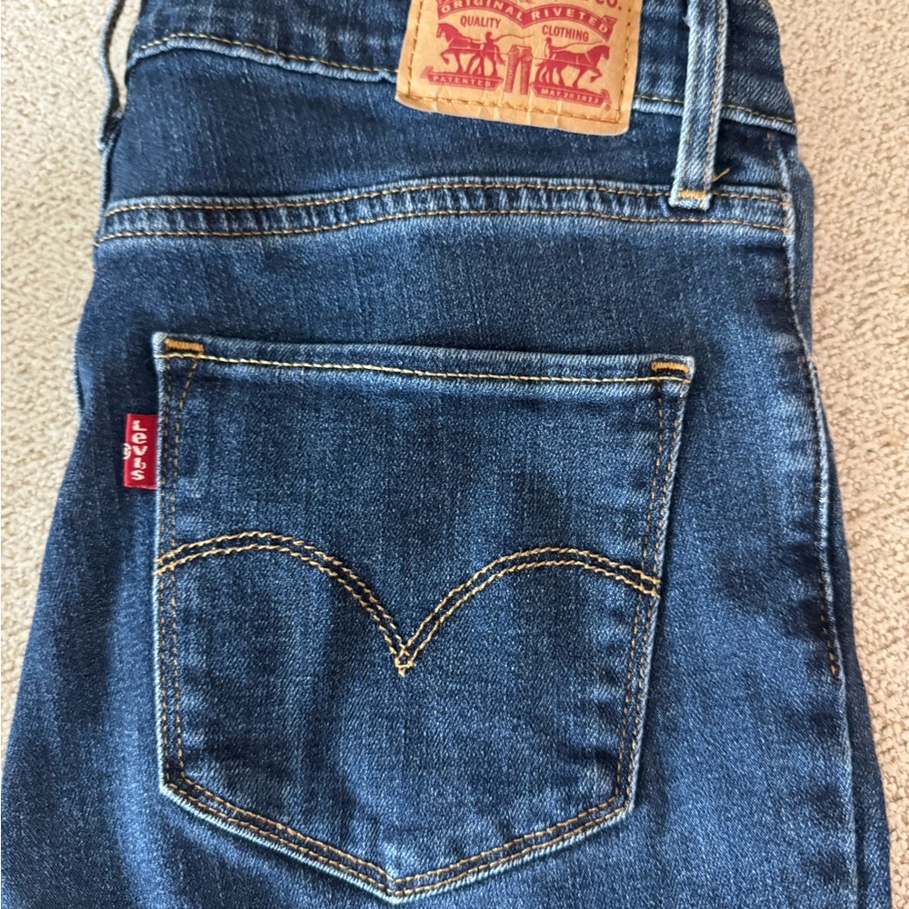 Levi's Dark Blue Denim Jeans